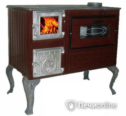 Отопительно-варочная печь МастерПечь ПВ-06 с духовым шкафом, 7.5 кВт в Владивостоке